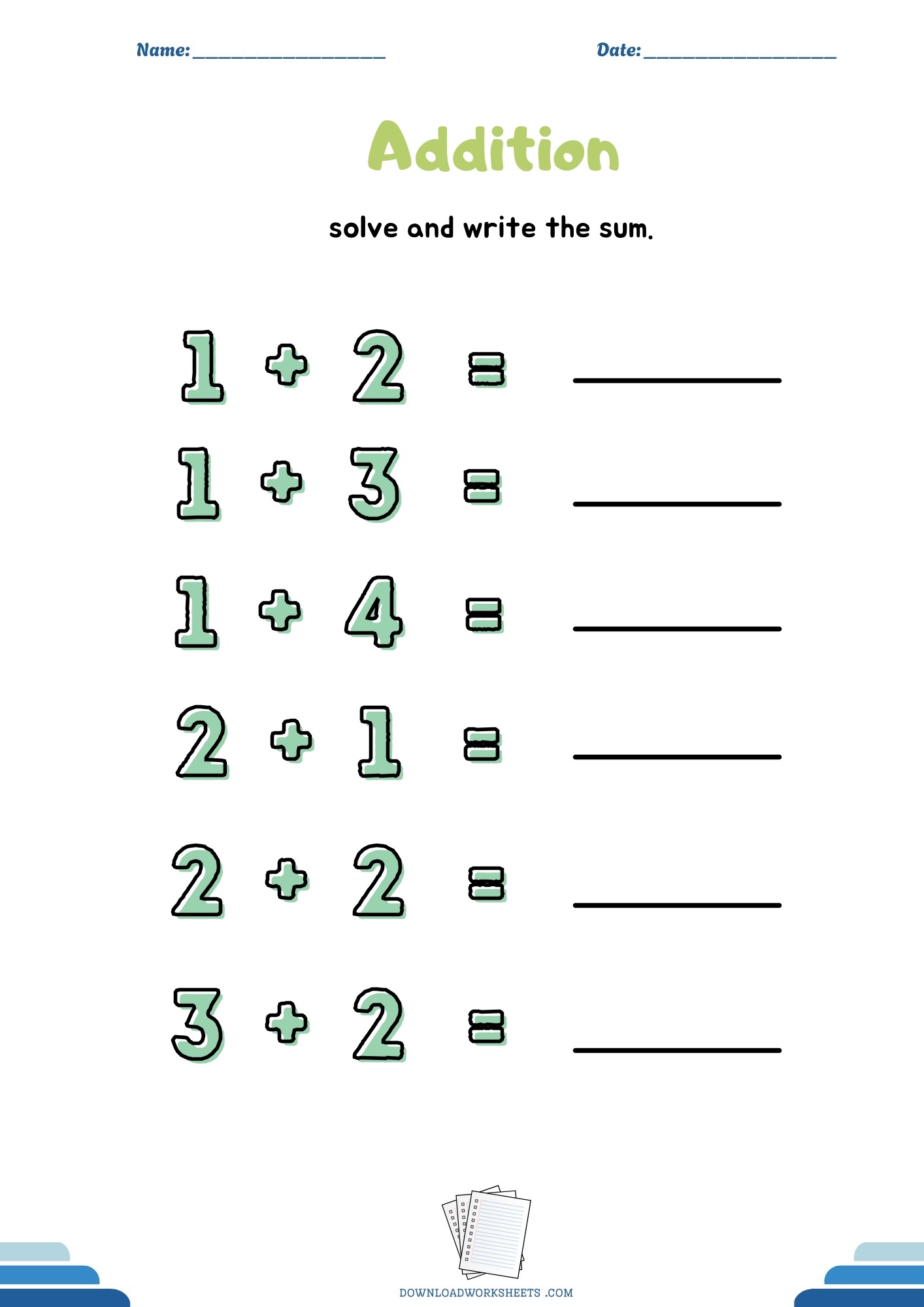 Basic Maths For Kids – Download Worksheets